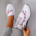 Chaussures plates d'été en maille respirante pour femmes
