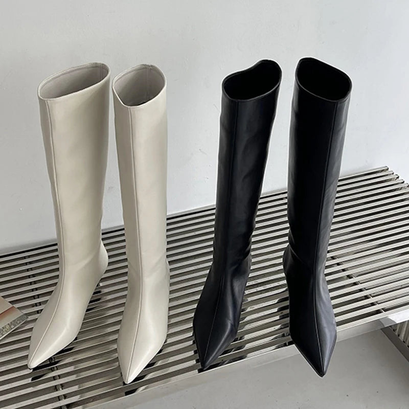 Botte à bout pointu pour femmes