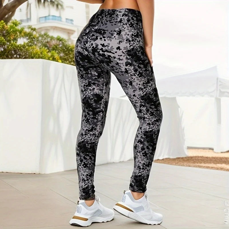 Leggings de camouflage serrés et décontractés pour femmes