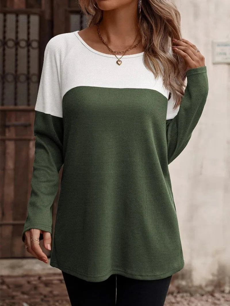 T-shirt à manches décontracté lâche pour femmes