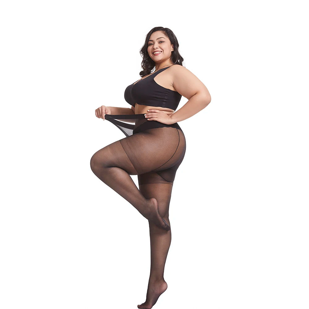 Collants en nylon 15D XXXL pour femmes
