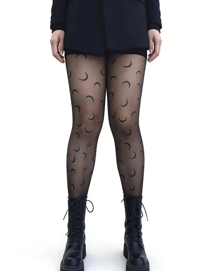 Collants Moulants Femme – Motif Géométrique