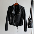 Veste en cuir, cuir PU pour femmes