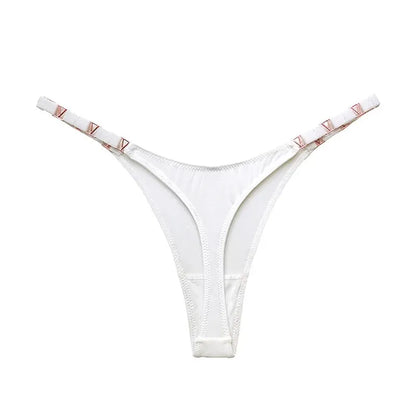 String Femme – Sans Couture et Boucle Métallique