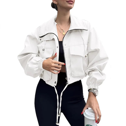 Veste Courte Femme – Zippée et Décontractée