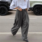 Pantalon ample à jambes larges pour femmes