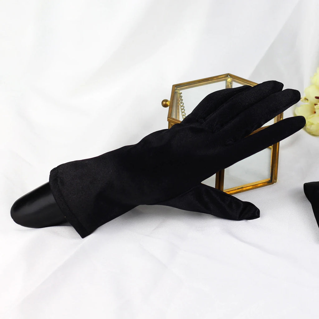 Gants de mariée en satin pour femmes