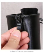 Bottes à semelle compensée en polyuréthane pour femmes