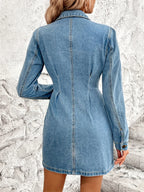 Robe en jean vintage style streetwear pour femmes