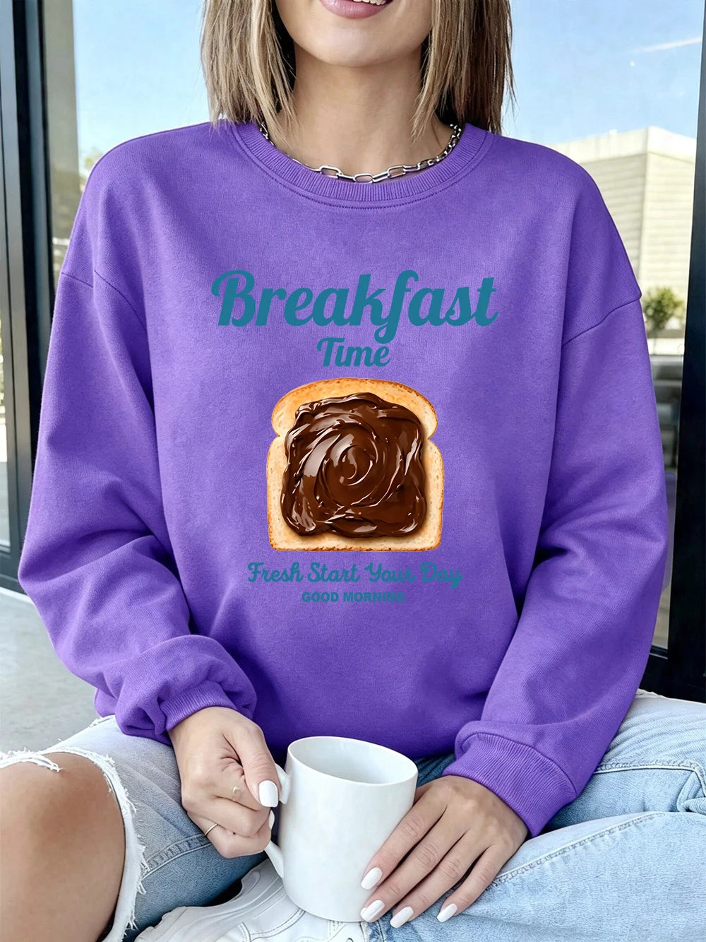Sweat-shirt à capuche décontracté pour femmes