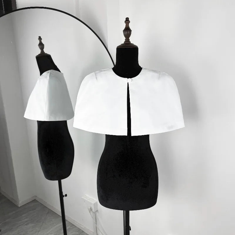 Débardeur Court Effet Châle Femme – Style Élégant