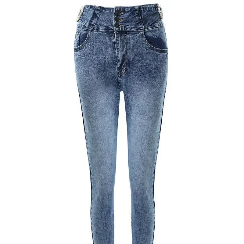 Pantalon crayon en jean pour femmes