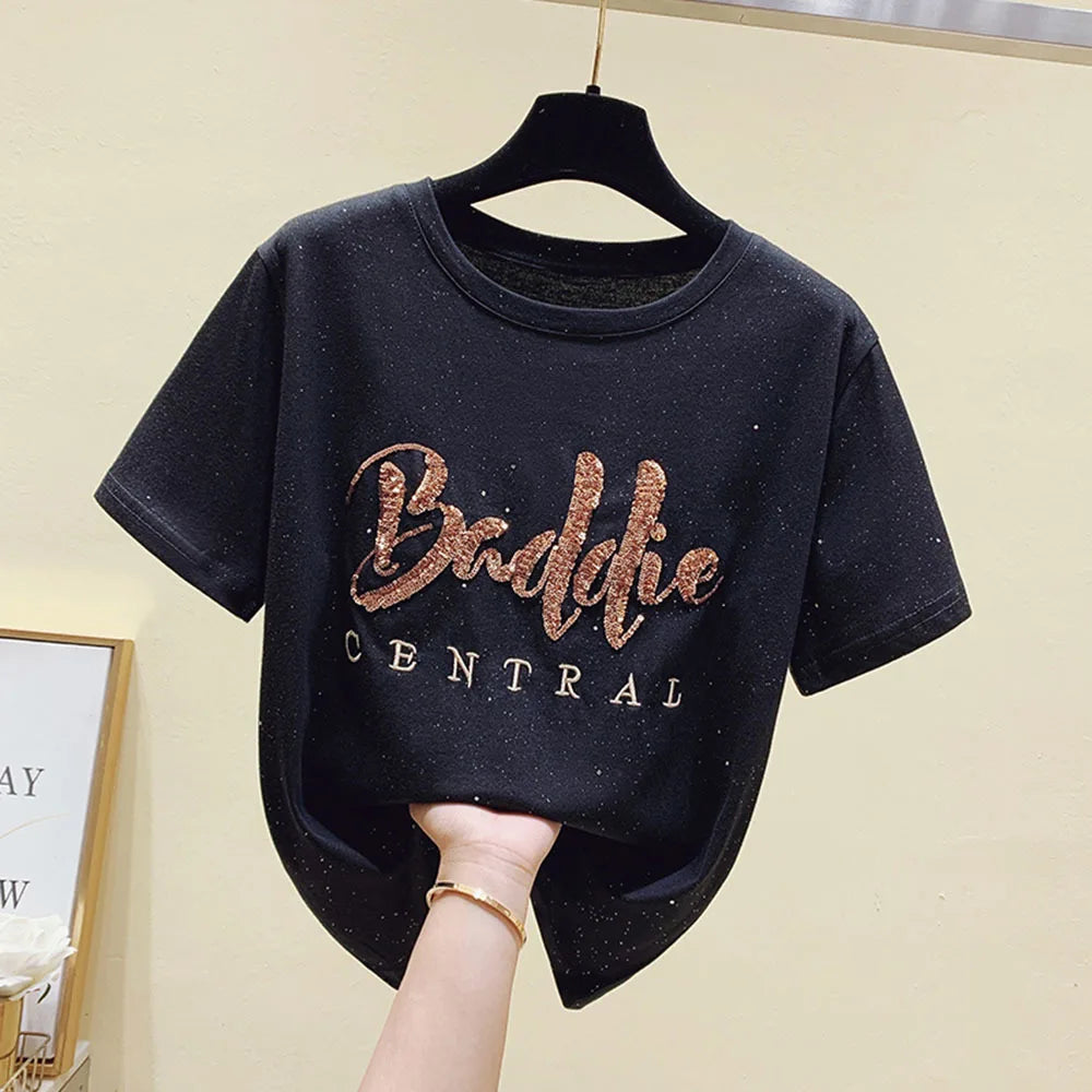 T-shirt à manches courtes pour femmes