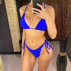 Maillot de bain deux pièces brésilien 7 couleurs pour femmes