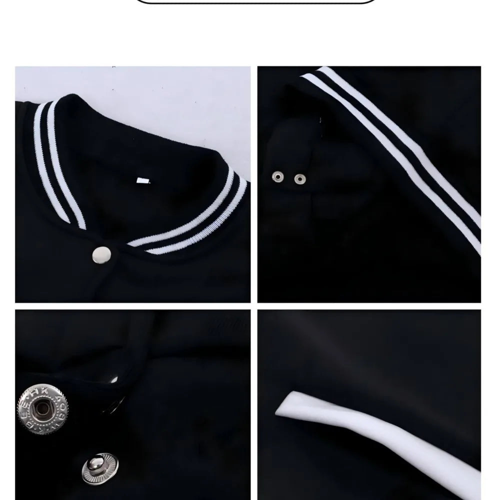 Veste Baseball Femme – Style Teddy Universitaire