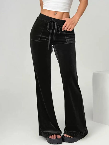Pantalon Évasé Femme – Taille Haute