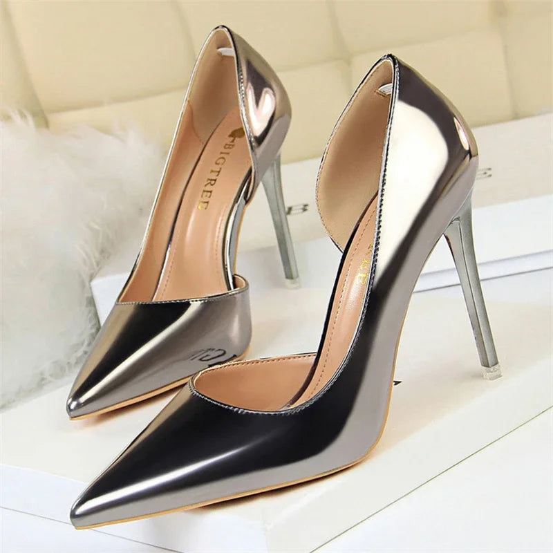Escarpins à talons hauts et paillettes  pour femmes