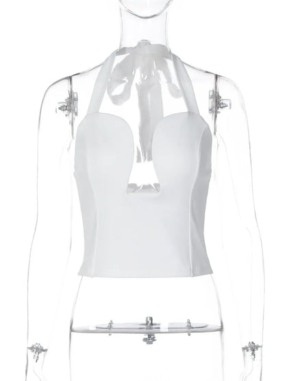 Débardeur Corset Ajouré Femme – Coupe Ajustée