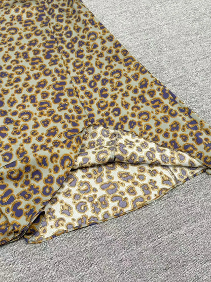Chemise Femme – Col Rabattu et Imprimé Léopard