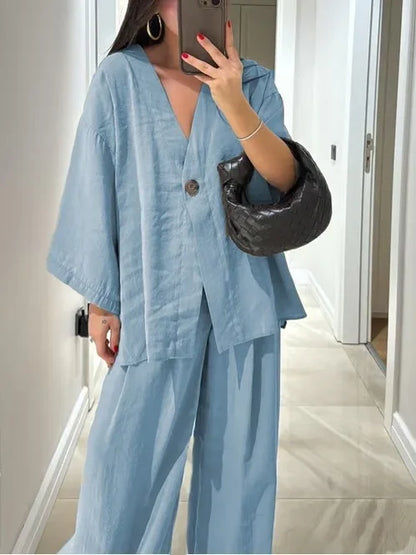 Ensemble Ample Femme – Coton et Lin