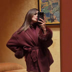Manteau en laine tendance pour femmes