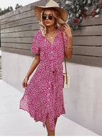 Robe à imprimé Floral pour femmes