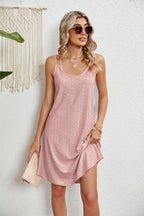 Robes courtes et cintrées unies pour femmes