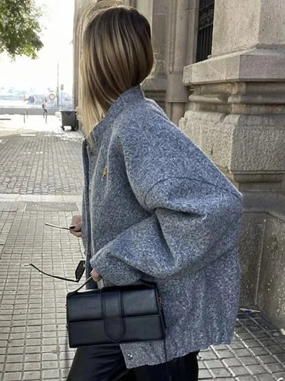 Blouson Rétro Oversize Style Streetwear
