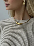 Pull basique tricoté col rond pour femmes