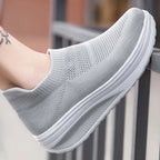 Baskets à fond épais et sans lacet pour femmes