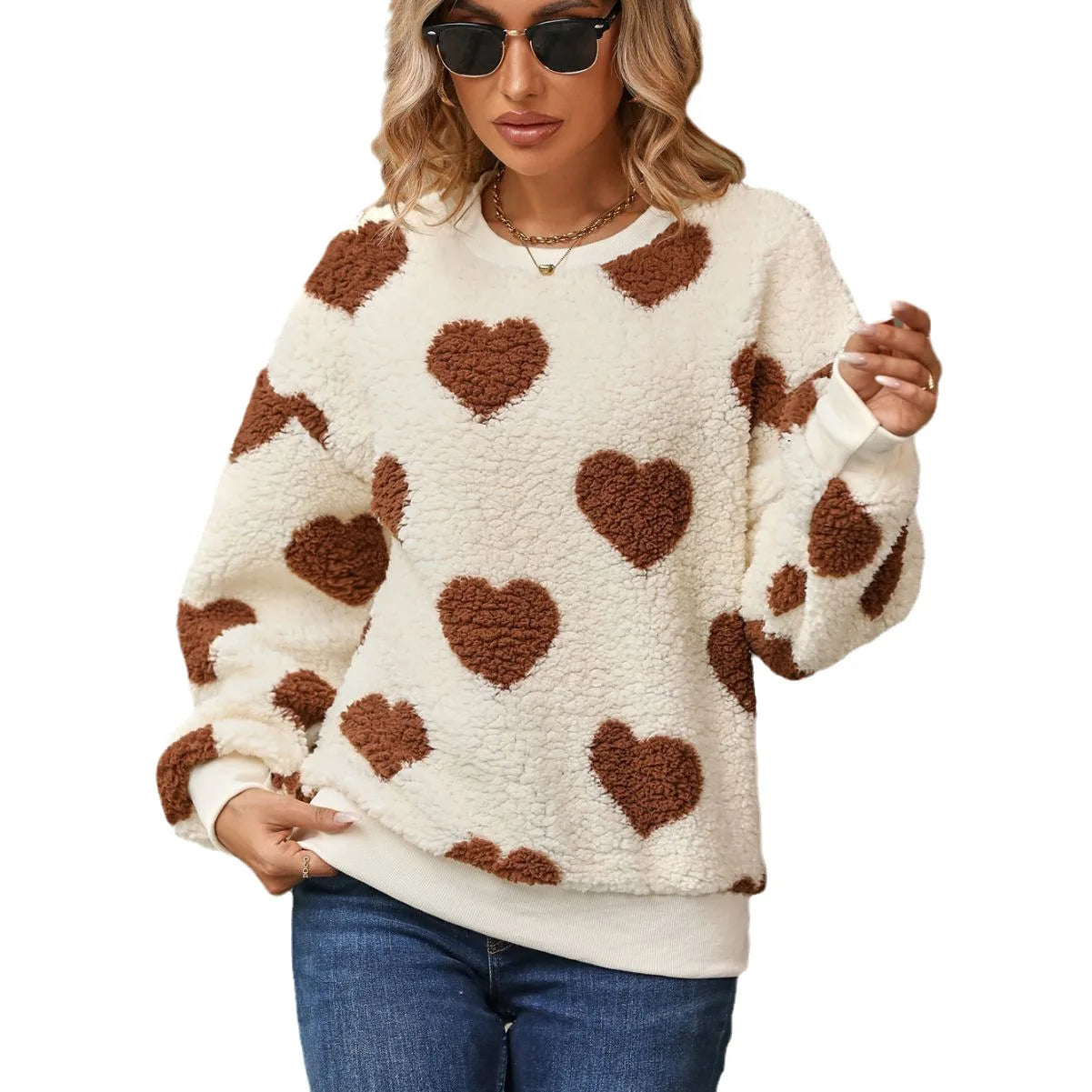 Pull à manches longues pour femmes