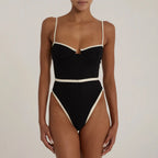 Maillot de bain une pièce avec coussinet pour femmes