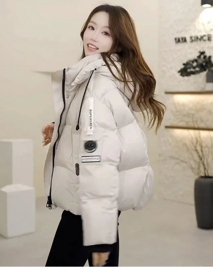 Manteau Matelassé Femme – Empiècements Effet Fourrure