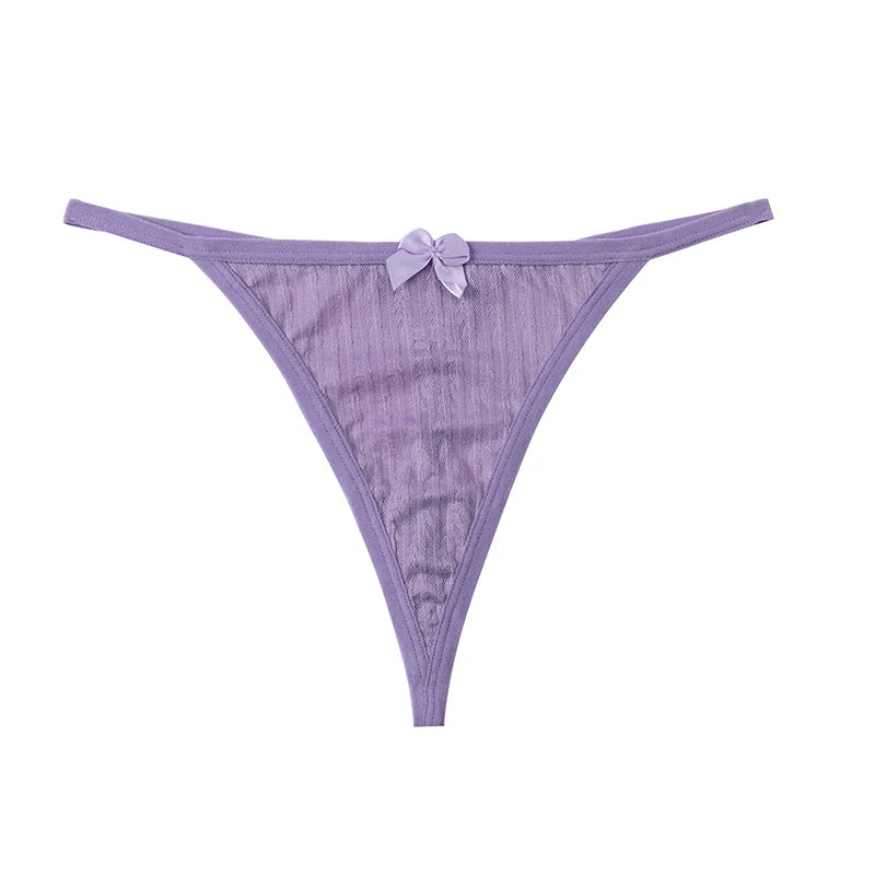 String Dentelle Femme – Motif Épi de Blé Ajouré