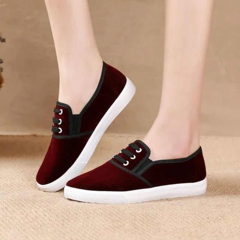 Chaussures plates sans lacet  pour femmes