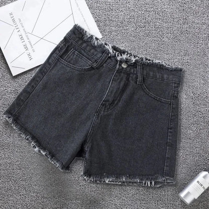 Short en Jean Femme – Bords Effilochés
