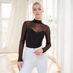 Body en maille moulant pour femmes