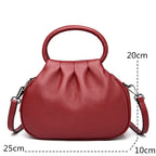Sac à main en cuir véritable pour femmes