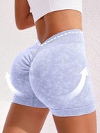 Short de Yoga délavé pour femmes
