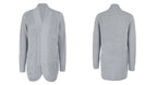 Cardigan long côtelé pour femmes