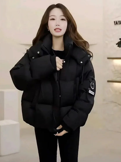 Manteau Matelassé Femme – Empiècements Effet Fourrure