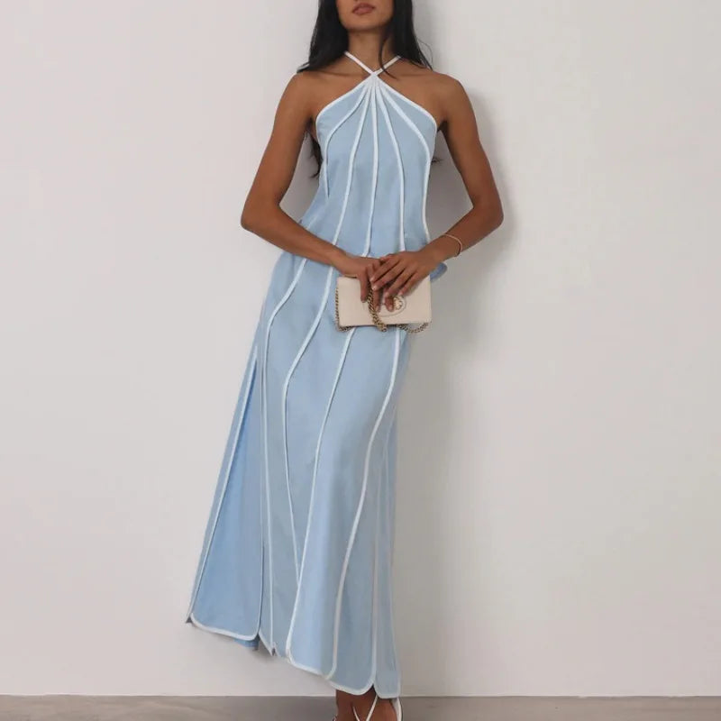 Ensemble 2 pièces bleu pour femmes