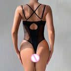 Body sans manches et col en V pour femmes