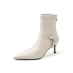 Bottines à talon aiguille pointues pour femmes