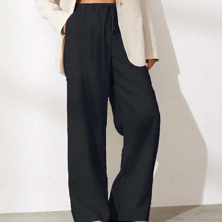 Pantalon d'été en coton pour femmes