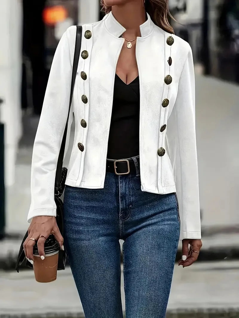 Veste en similicuir pour femmes