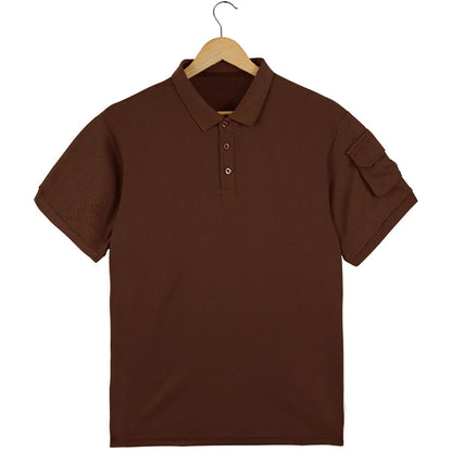 Polo Uni d’Été Femme – Style Décontracté
