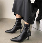 Bottine de rinçage pointues pour femmes
