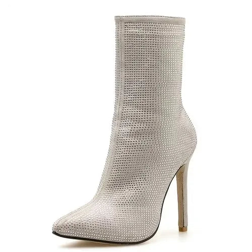 Bottines à bout pointu pour femmes
