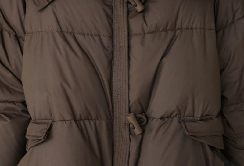 Manteau avec grand col de fourrure pour femmes